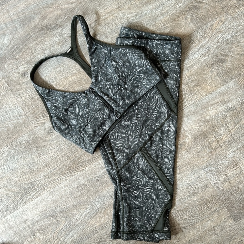 Lululemon tropical palm leaf set LTO
